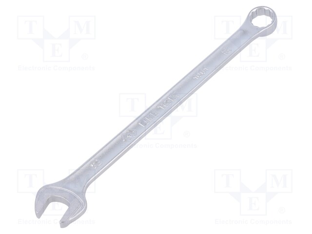 Wrench; combination spanner; 12mm; Chrom-vanadium steel; long