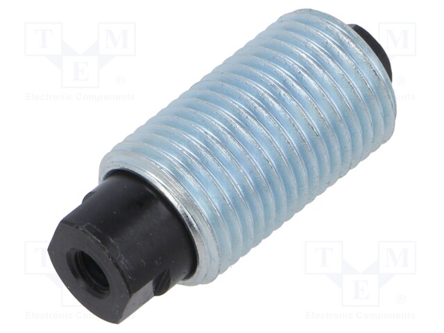 Spring element; steel; Thread: M16; Pitch: 1,5; L: 38mm; Ø: 8.8mm