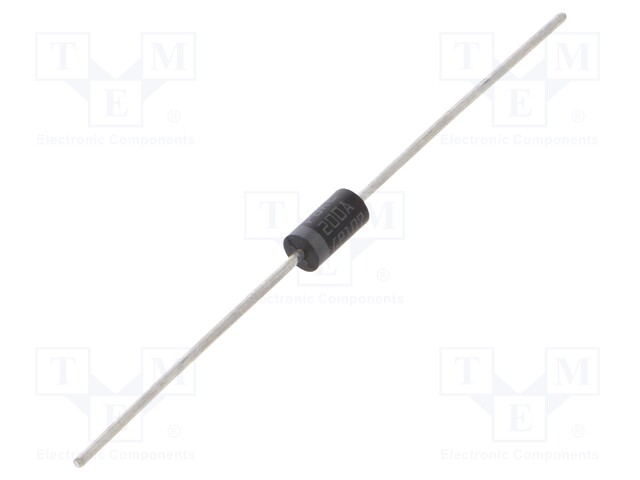 Diode: TVS; 600W; 200V; 2.2A; unidirectional; ±5%; DO15; Ammo Pack