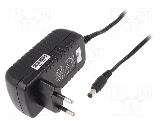 Power supply: switched-mode; 5VDC; 4A; Out: 5,5/2,1; 20W; Plug: EU