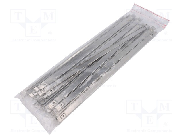 Holder; stainless steel; Pcs.quantity in set: 50; slide; 288mm