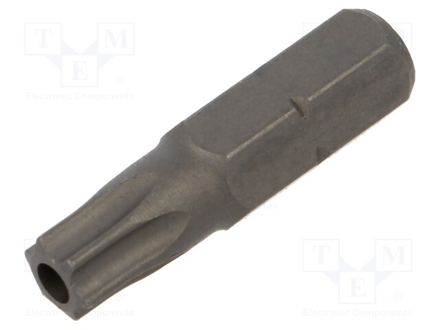 Screwdriver bit; Torx® with protection; T30H; Overall len: 25mm