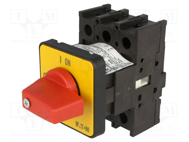 Switch: emergency cam switch; Stabl.pos: 2; 25A; 0-1; Poles: 3; 13kW