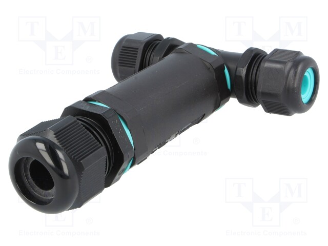 Connector: AC supply; 5÷17mm; 4mm2; 250V; ways: 5; IP68; -40÷125°C