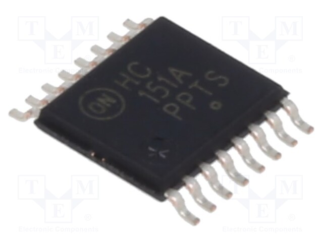 IC: digital; 8bit,multiplexer,data selector; Ch: 1; IN: 12; CMOS