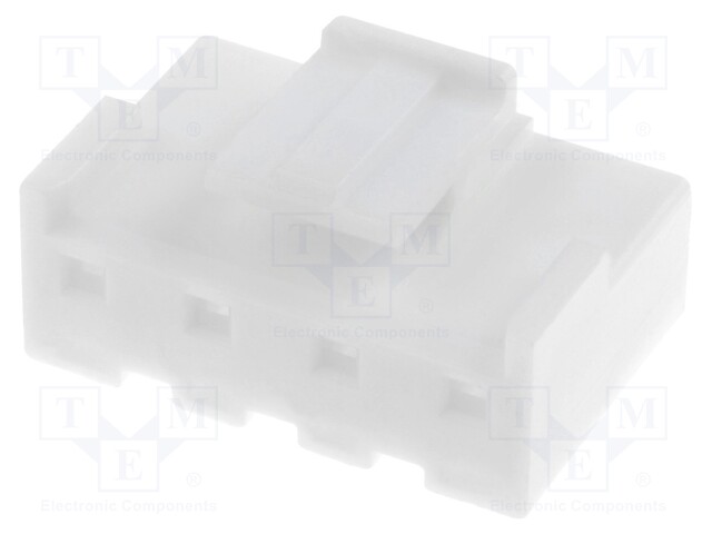 Plug; wire-board; female; 5mm; PIN: 4; Colour: white