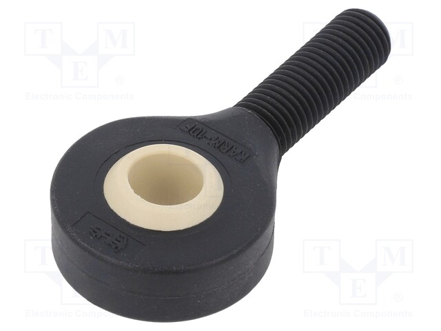 Ball joint; Øhole: 10mm; Thread: M10; Mat: igumid G; Pitch: 1,25