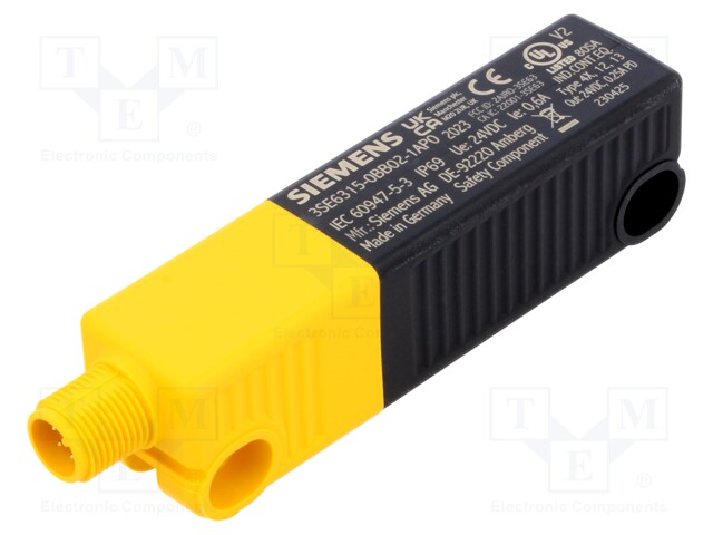 Safety switch: RFID; 3SE63; IP65,IP67,IP69K; Electr.connect: M12