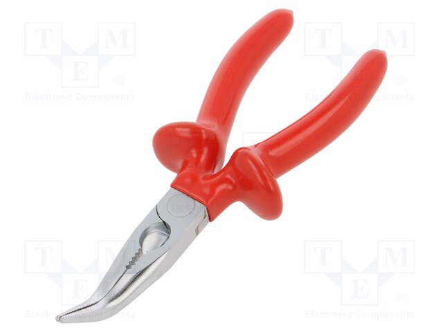 Pliers; half-rounded nose