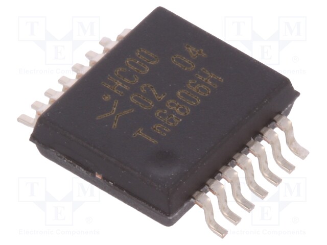 IC: digital; NAND; Channels: 4; IN: 8; SMD; SSOP16; Series: HC; 2÷6VDC