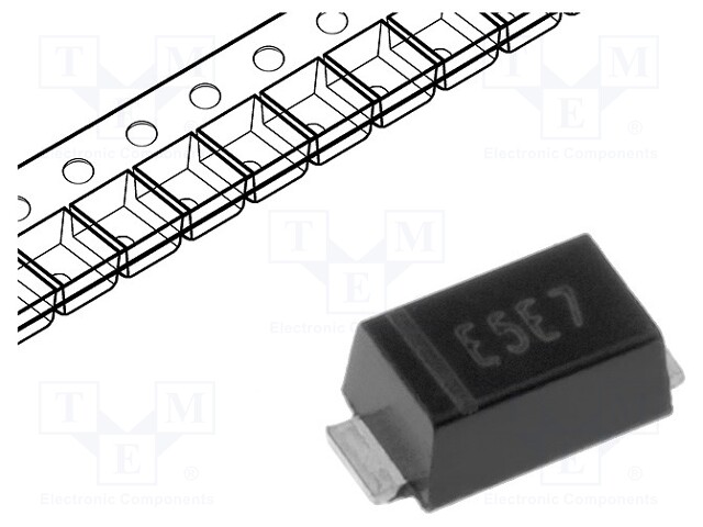 Diode: Zener; 1W; 14.7V; 25mA; SMD; reel,tape; subSMA; single diode