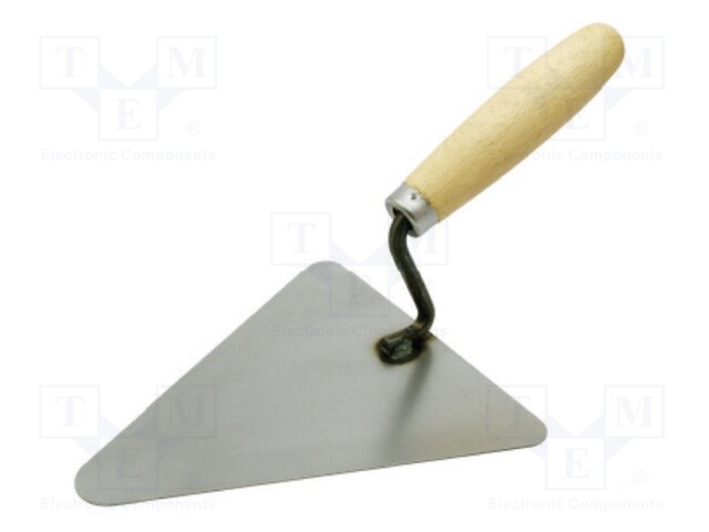 Trowel; triangular; 180mm; carbon steel