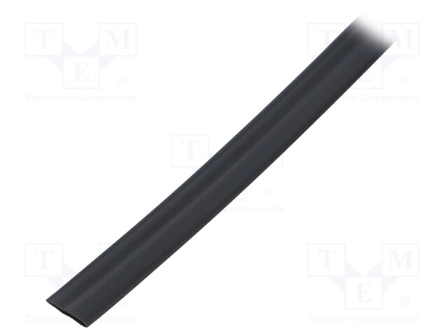 Heat shrink sleeve; flexible; 2: 1; 9.5mm; L: 10m; black