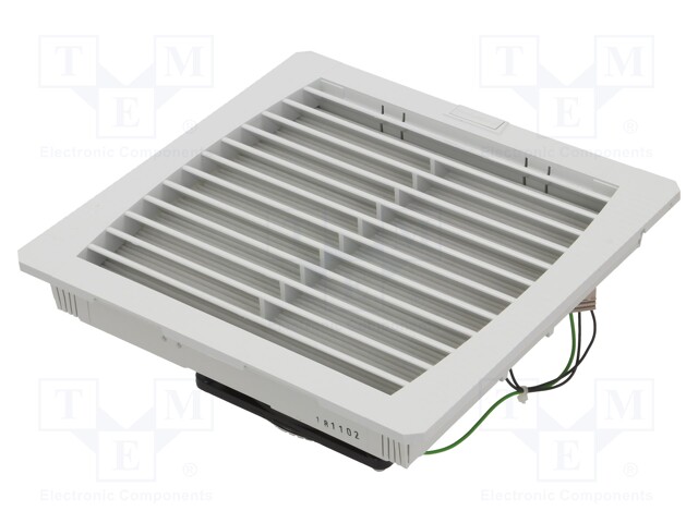 Fan: AC; axial; 230VAC; 160m3/h; 40dBA; IP55; Colour: grey