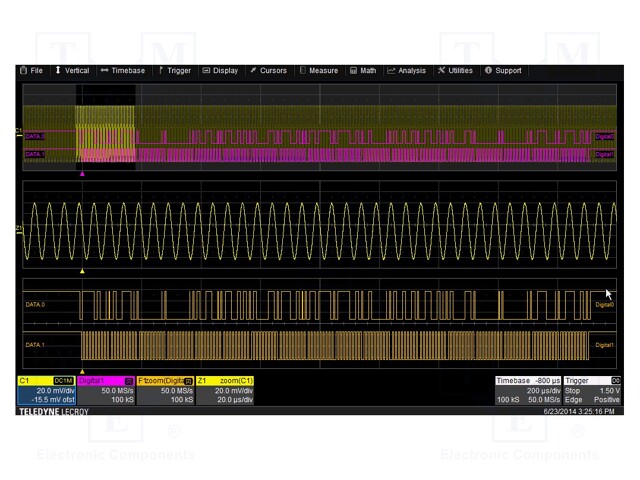 MSO option; Features: 16 digital channels; Series: T3DSO2000A