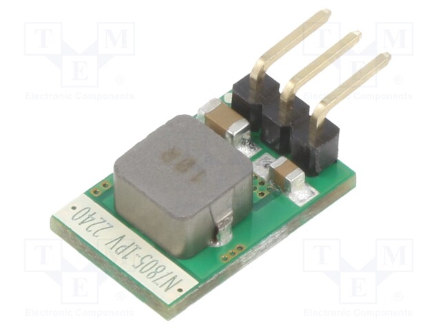 Converter: DC/DC; Uin: 8÷36V; 5/-5VDC; Iout: 0÷1000mA; 2g; 500kHz