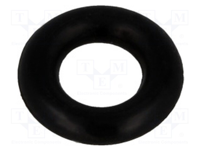 O-ring gasket; NBR; D: 2mm; Øint: 4mm; black