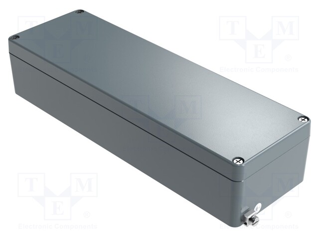 Enclosure: multipurpose; X: 80mm; Y: 250mm; Z: 52mm; aluminium; IP66