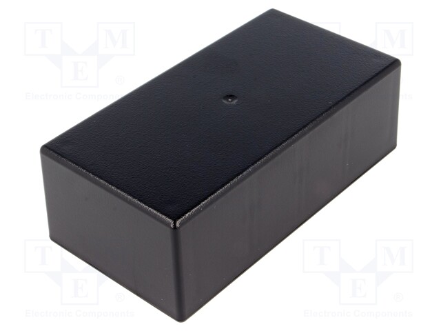 Enclosure: multipurpose; X: 68mm; Y: 130mm; Z: 44mm; ABS; black