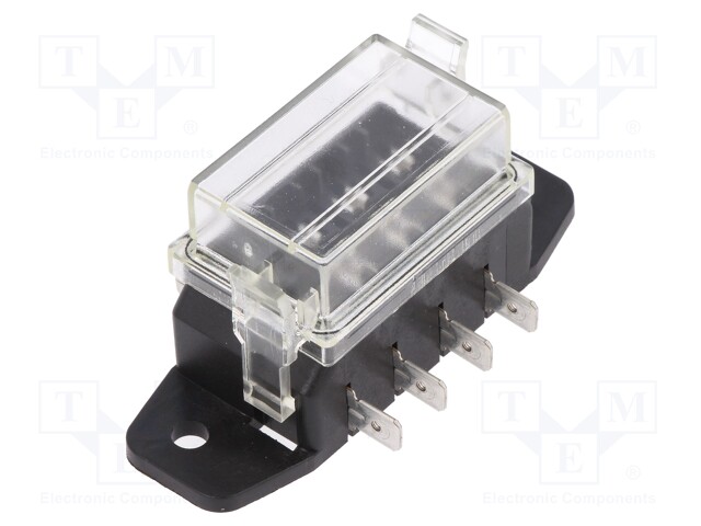 Fuse acces: fuse boxes; fuse: 19mm; 80A; screw,push-in; Body: black