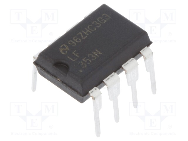 Operational amplifier; 3MHz; 3.5÷18V; Channels: 2; DIP8