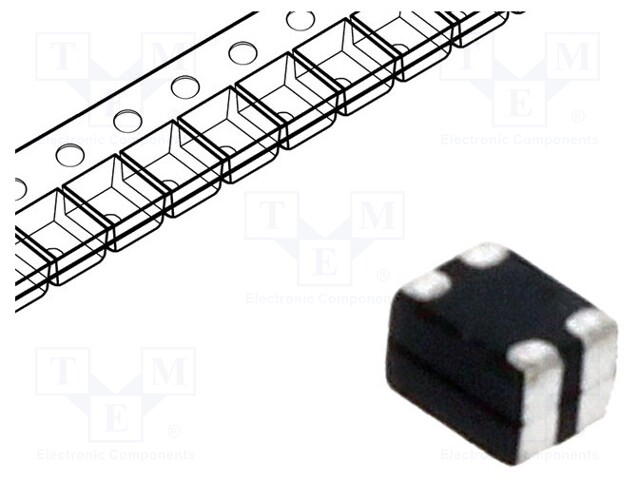 Ferrite: bead; array; Imp.@ 100MHz: 90Ω; Mounting: SMD; 150mA