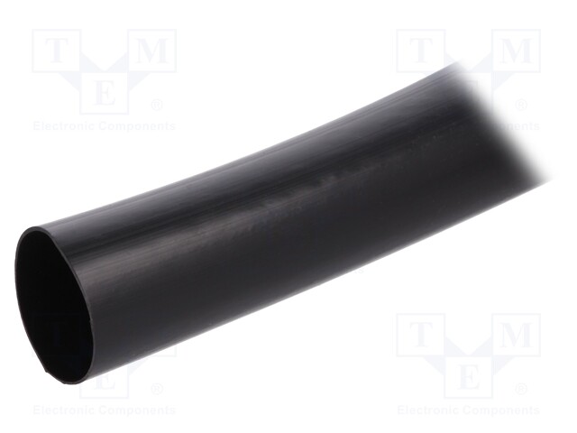 Insulating tube; Mat: PVC; black; -20÷125°C; Øint: 24mm; L: 75m