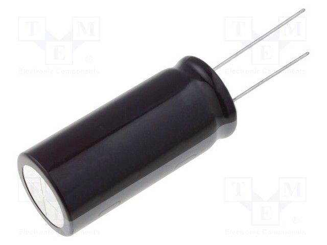 Capacitor: electrolytic; THT; 180uF; 400VDC; Ø18x46mm; Pitch: 7.5mm