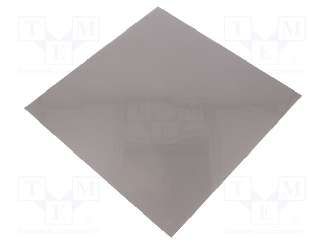 Shielding mat; 240x240x0.025mm; Permeability: 25; self-adhesive