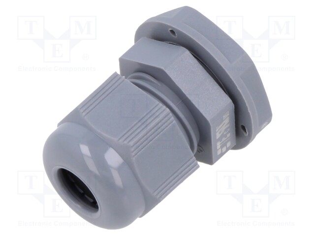 Cable gland; M16; 1.5; IP68; Mat: polyamide; grey; Entrelec