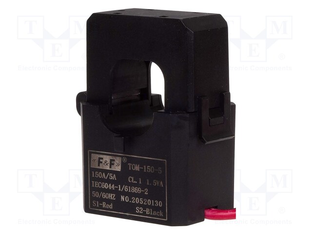 Current transformer; TOM; I AC: 150A; 1.5VA; IP20; Isec.wind.1: 5A