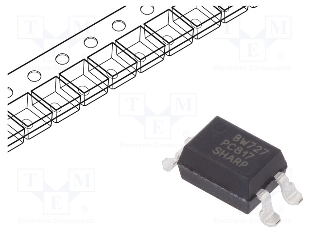 Optocoupler; SMD; Channels: 1; Out: transistor; Uinsul: 5kV; Uce: 80V