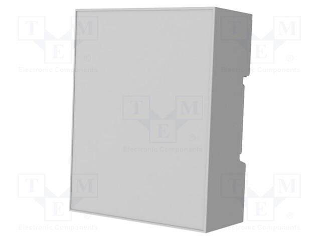 Enclosure: for DIN rail mounting; Y: 90mm; X: 71.1mm; Z: 32mm; grey