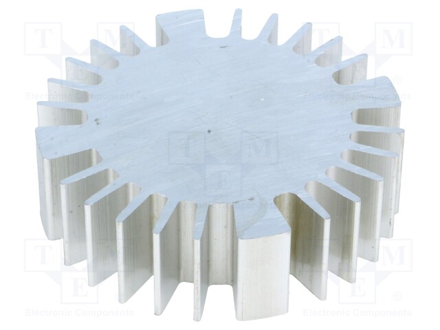 Heatsink; LED; Ø: 70mm; H: 20mm