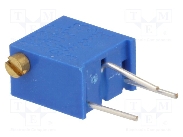 Potentiometer: mounting; multiturn; 20kΩ; 250mW; ±10%; linear; THT