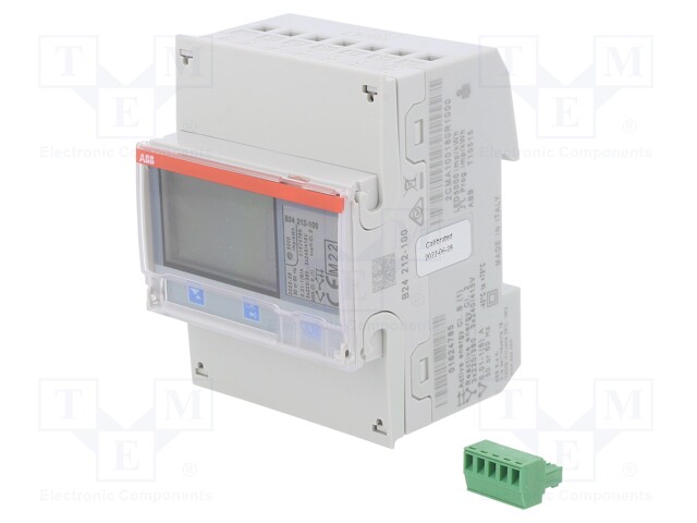 Meter; for DIN rail mounting; digital; Network: three-phase; 6A