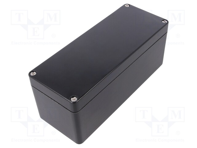 Enclosure: multipurpose; X: 75mm; Y: 190mm; Z: 75mm; polyester; black