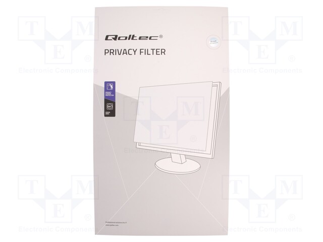 Privacy filter; natural (transparent); D: 0.5mm; 23"