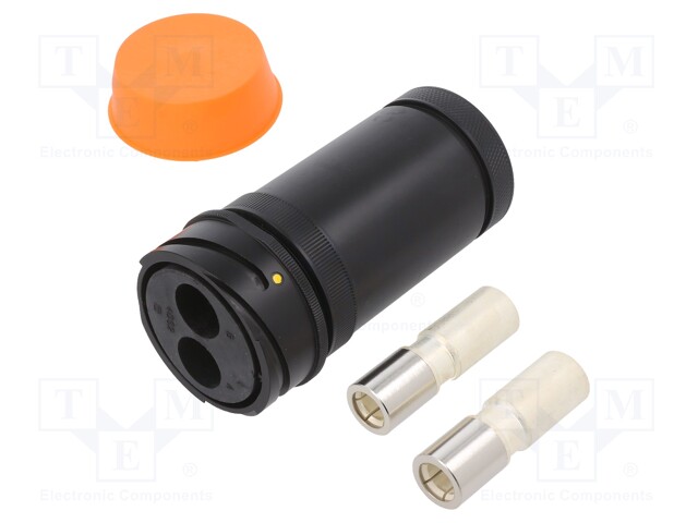 Connector: circular; plug; female; PIN: 2; Buccaneer 9000; IP68