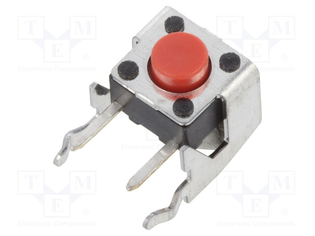 Microswitch TACT; SPST-NO; Pos: 2; 0.05A/12VDC; THT; 2.55N; round