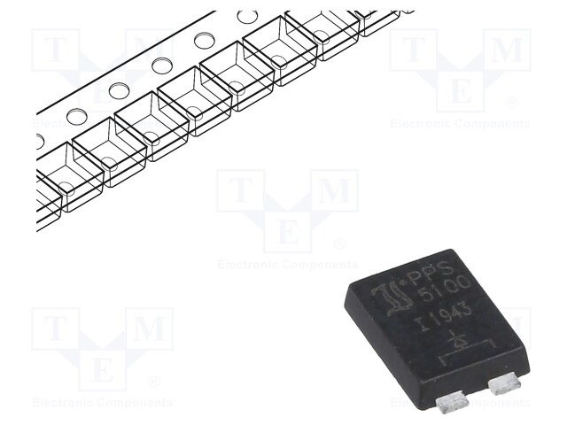 Diode: Schottky rectifying; SMD; 100V; 20A; PowerSMD