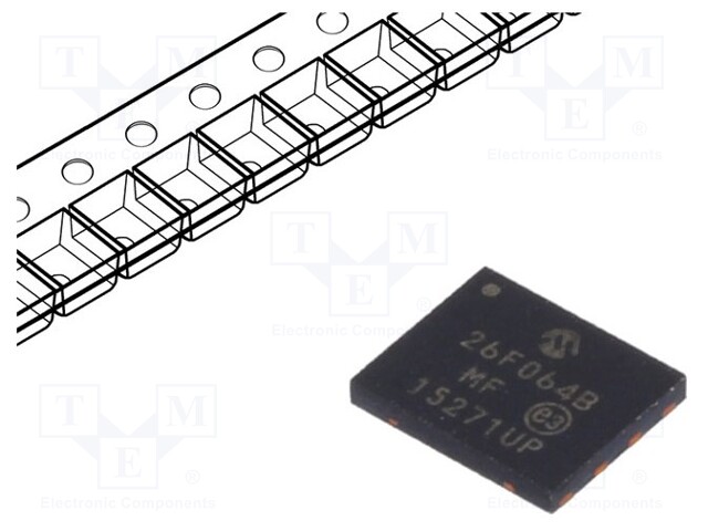 Memory; Flash; 64Mbit; SDI,SPI,SQI; 104MHz; 2.3÷3.6V; TDFN8; serial