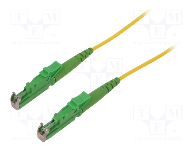 Fiber patch cord; both sides,E2A; 5m; Optical fiber: 9/125um