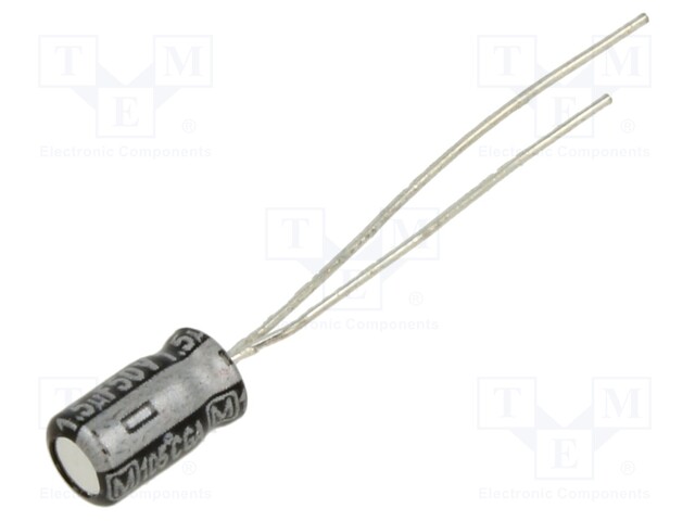 Electrolytic Capacitor, 1.5 µF, 50 V, GA Series, ± 20%, Radial Leaded, 1000 hours @ 105°C