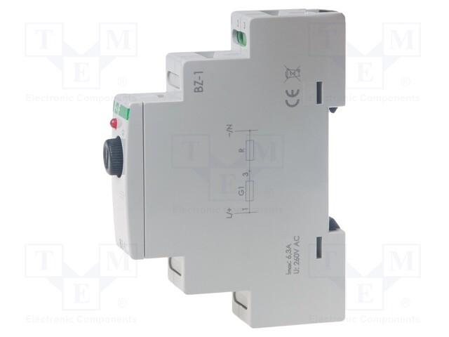 Module: module protecting; 250VAC; 250VDC; IP20; Colour: red; BZ