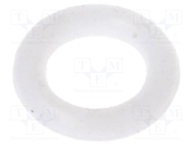 O-ring gasket; silicone; Thk: 1mm; Øint: 3mm; white; -60÷160°C