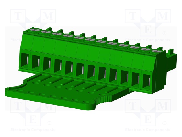 Connector: pluggable terminal block; plug; female; straight; 300V