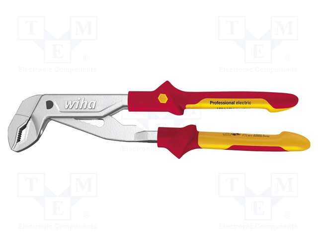 Pliers; insulated,adjustable; steel; Pliers len: 250mm; 1kVAC