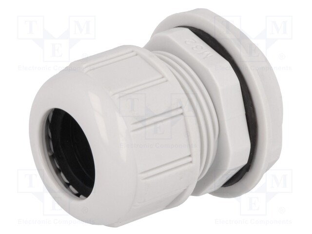 Cable gland; M32; IP68; Mat: polyamide; light grey; UL94V-2