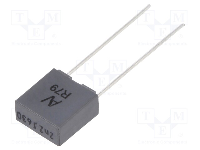 Capacitor: polypropylene; 2.2nF; 5mm; ±5%; 7.2x3.5x7.5mm; 500V/μs